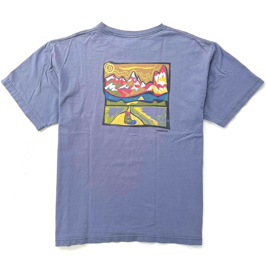 1990s Patagonia Made In The U.S.A. Organic Cotton T-Shirt, Purple (L)