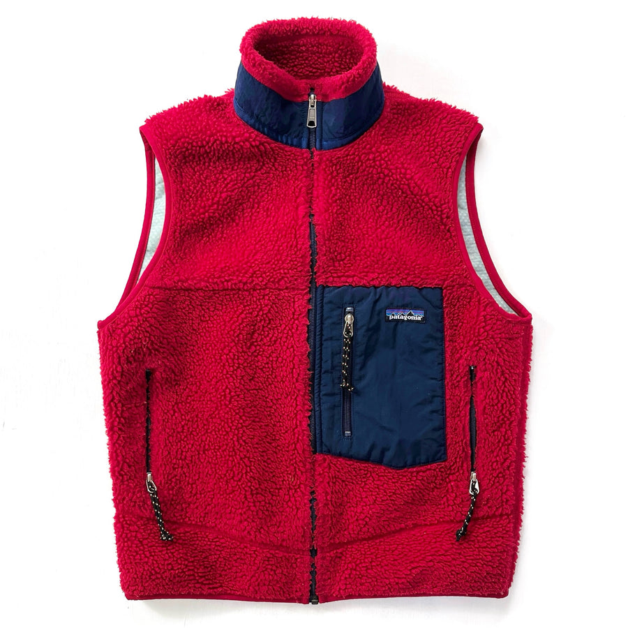 1999 Patagonia Classic Retro-X Vest, Burnt Chili & Navy (S)