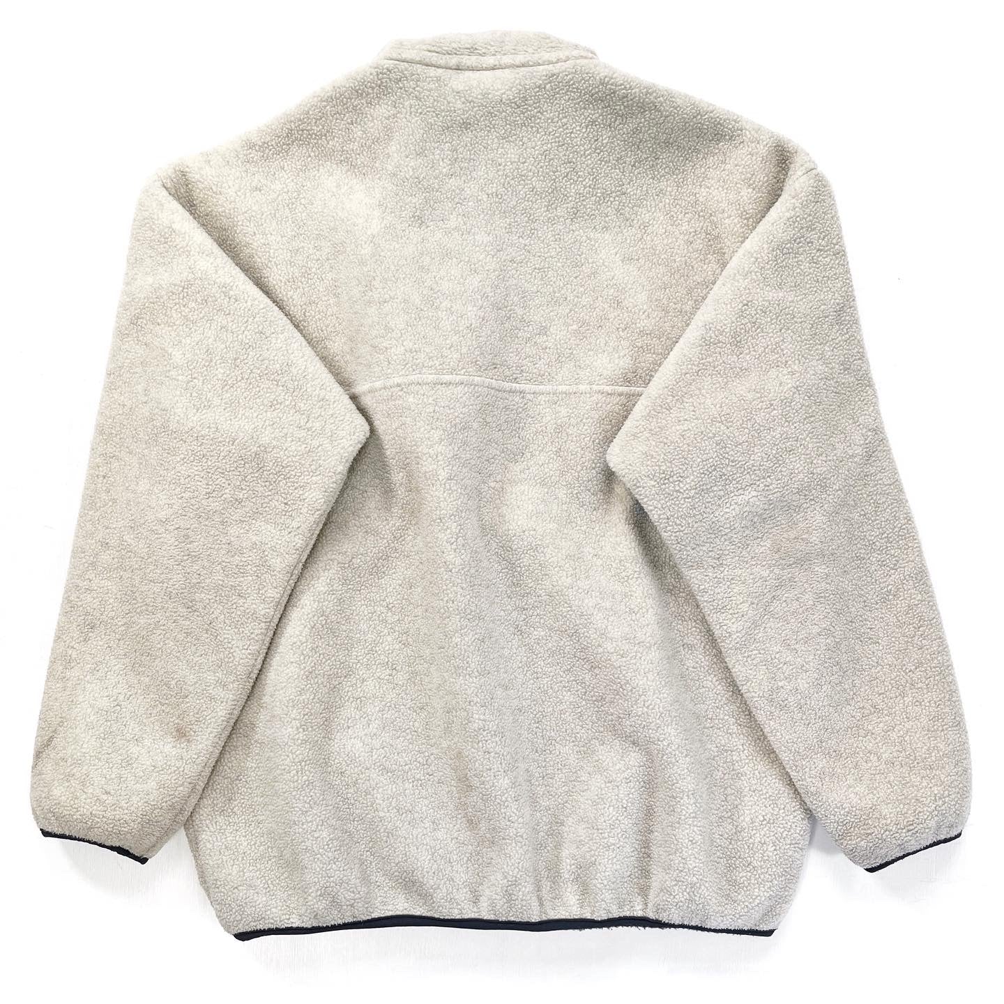 2001 Patagonia Synchilla Snap-T, Oatmeal Heather & Carbon (L/XL)
