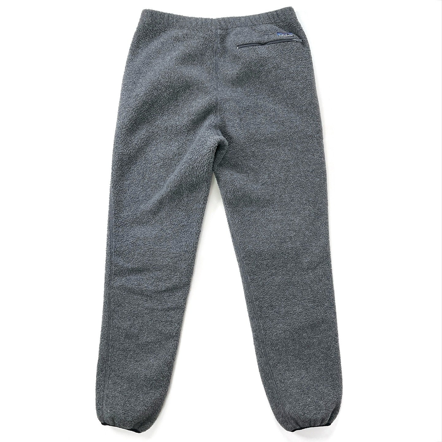 1989 Patagonia Made In The U.S.A. Synchilla Fleece Pants, Charcoal Grey (M)