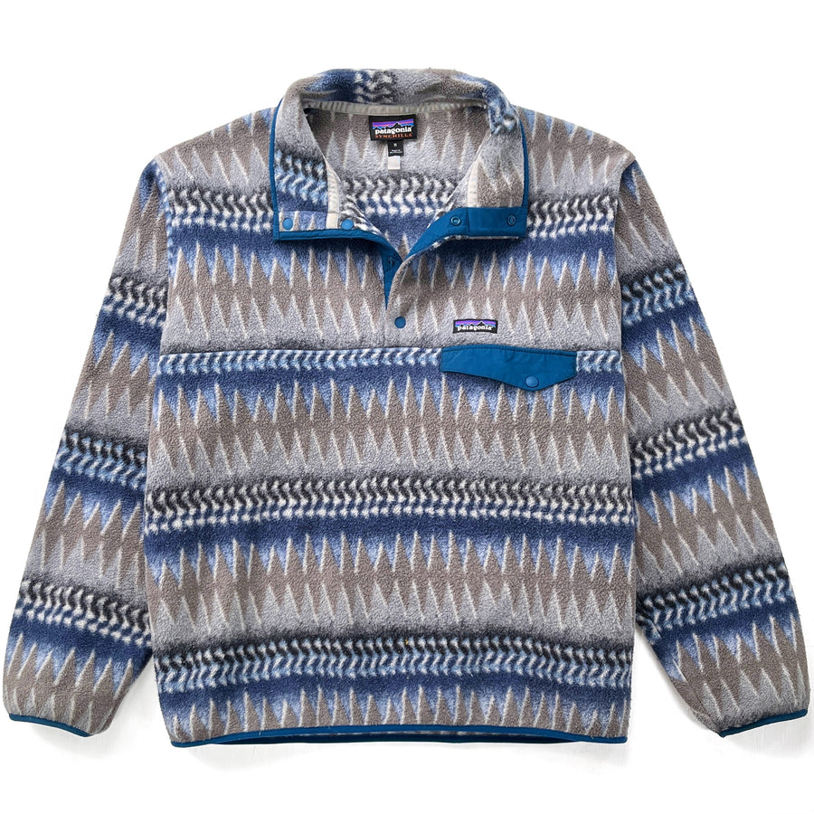 2017 Patagonia Printed Synchilla Snap-T, Laughing Waters (L)