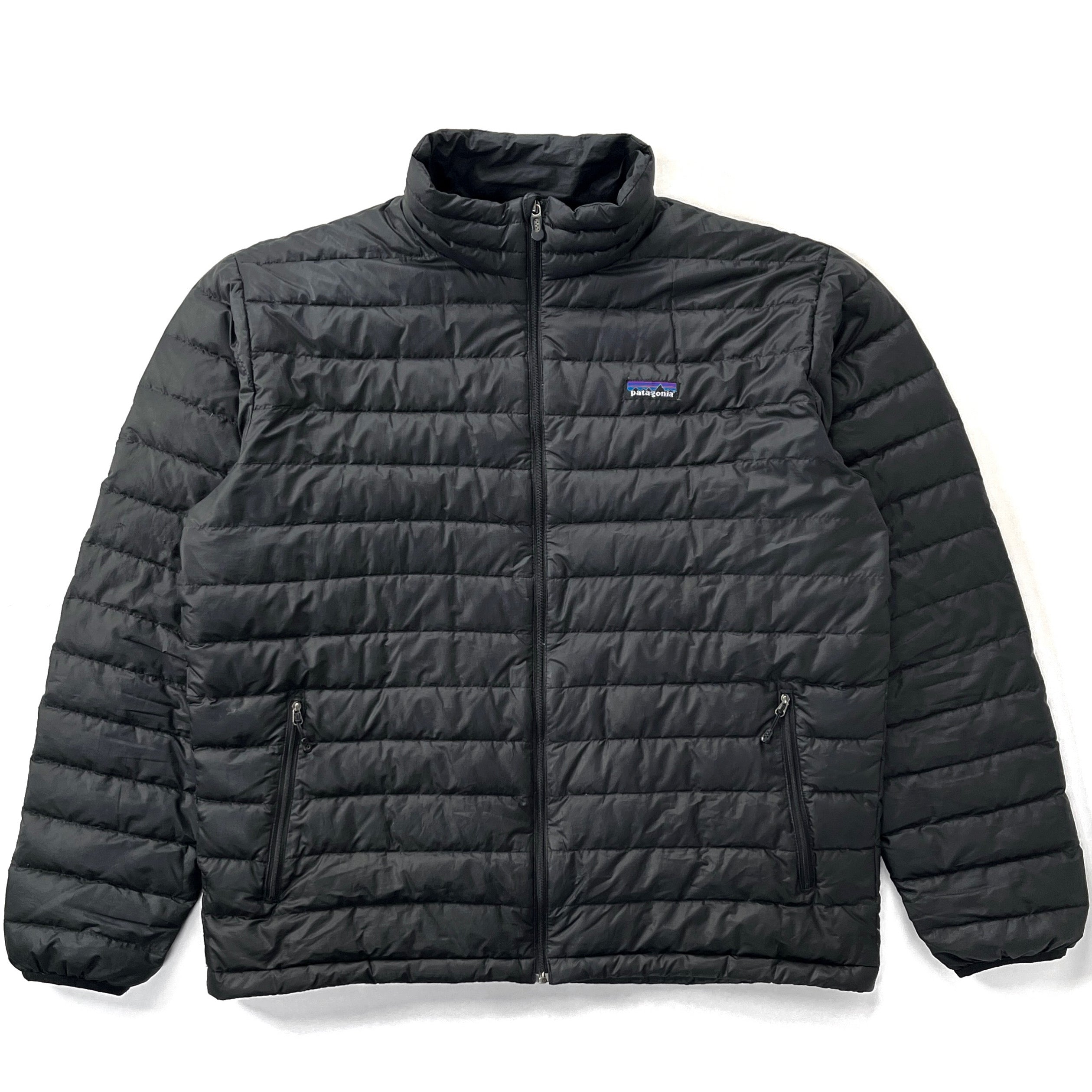 2013 Patagonia Ripstop Polyester Down Jacket, Black (L)