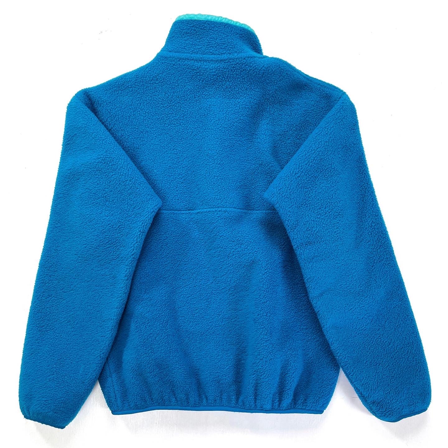 1991 Patagonia Synchilla Snap-T, Deep Water & Caribbean (M)