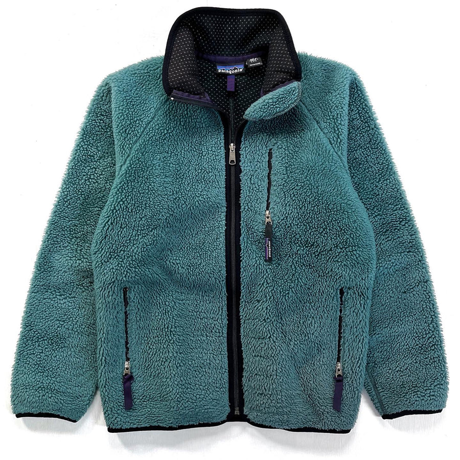 1996 Patagonia Made In The U.S.A. Retro Pile Cardigan, Fir Green (S)