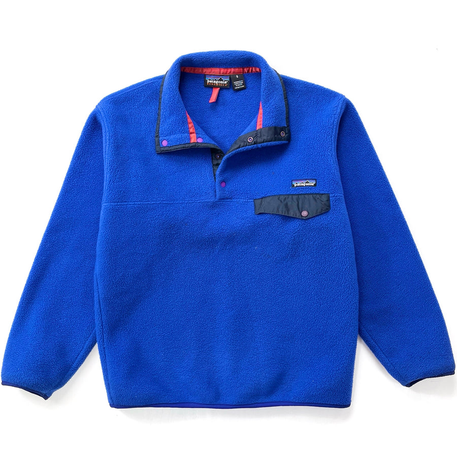 1998 Patagonia Synchilla Snap-T, Blue Ribbon & Night Sky (S)