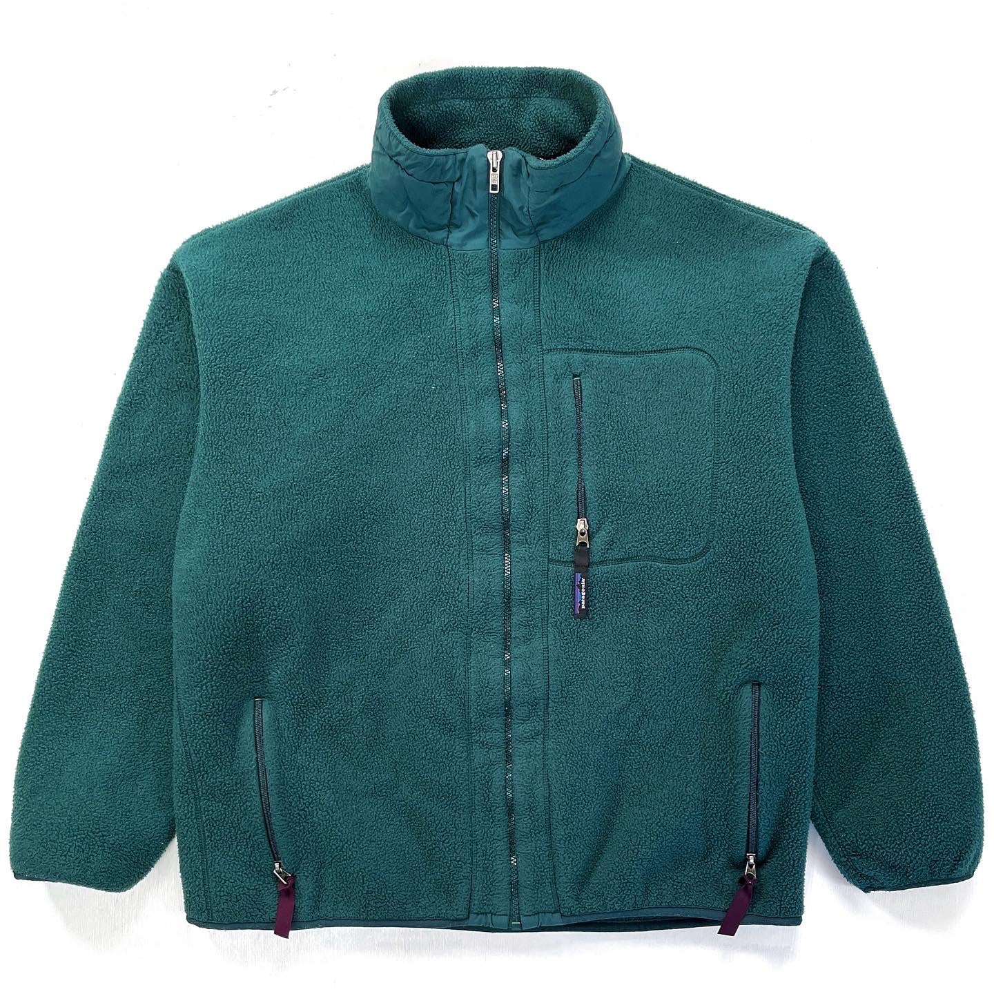 1994 Patagonia Made In The U.S.A. Synchilla Jacket, Spruce (L)