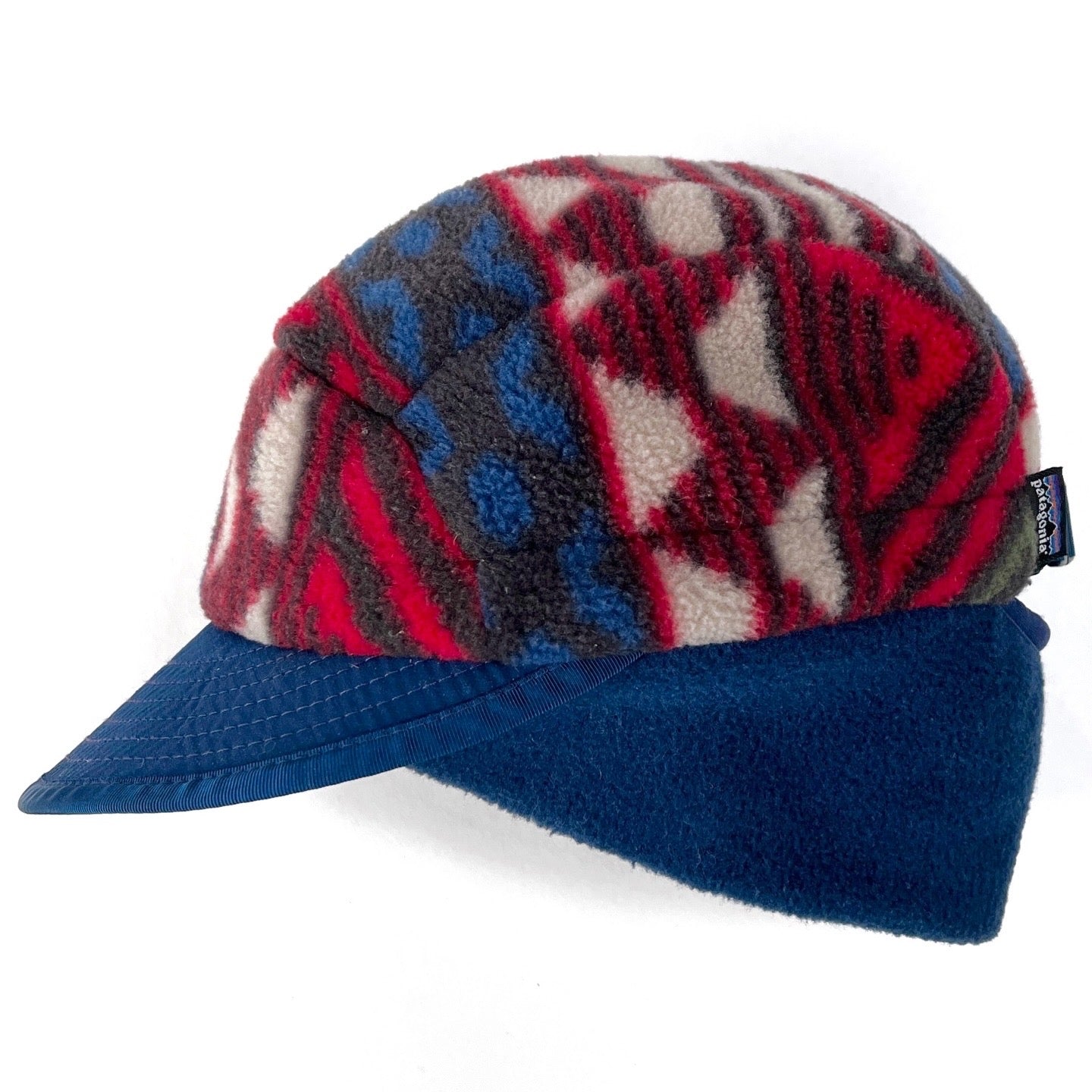 1996 Patagonia Made In The U.S.A. Synchilla Duckbill Cap, Saltillo: Burnt Chili (M)