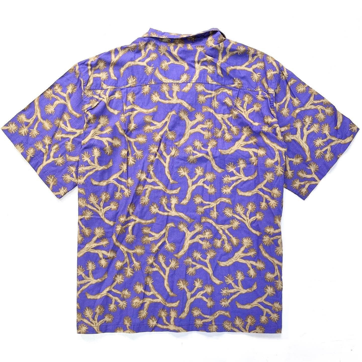 1992 Patagonia Mens A/C Cotton Print Shirt, Joshua Tree Print (XL)