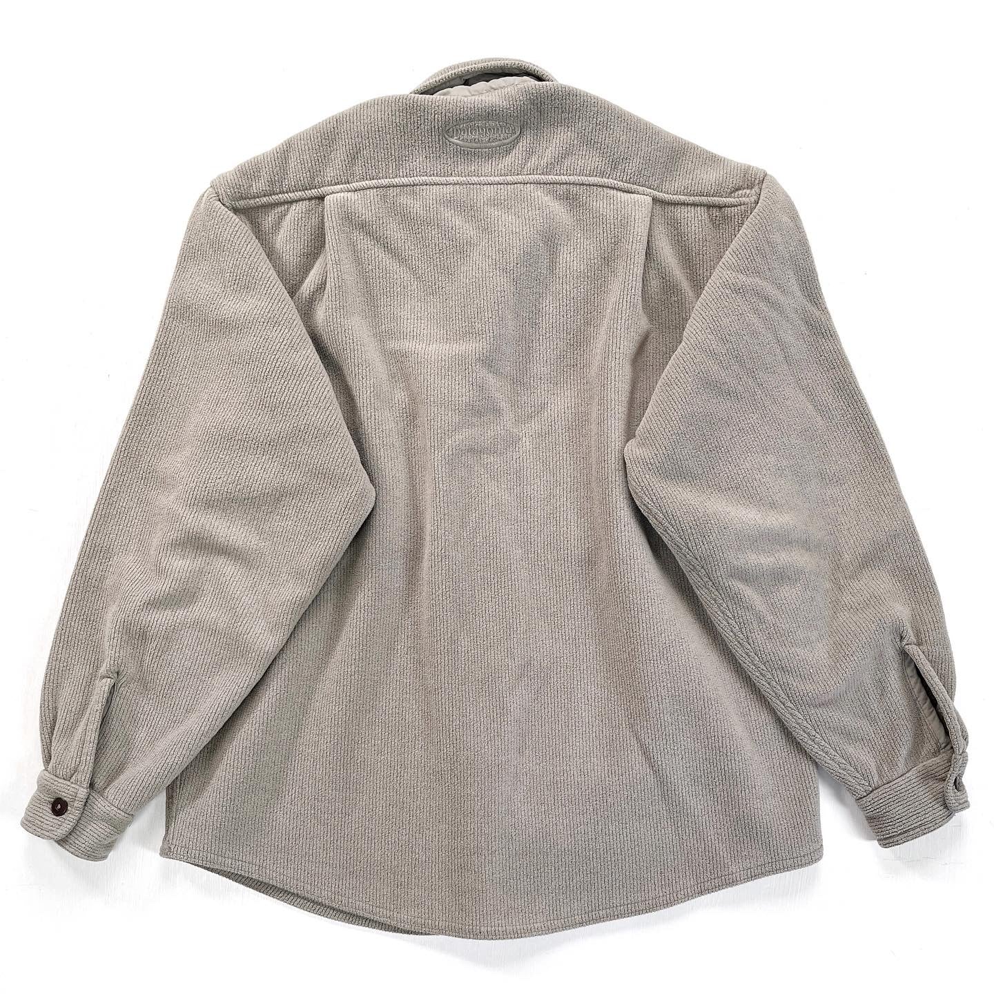 1997 Patagonia Cord Shearling Fleece Overshirt, Driftwood (L)