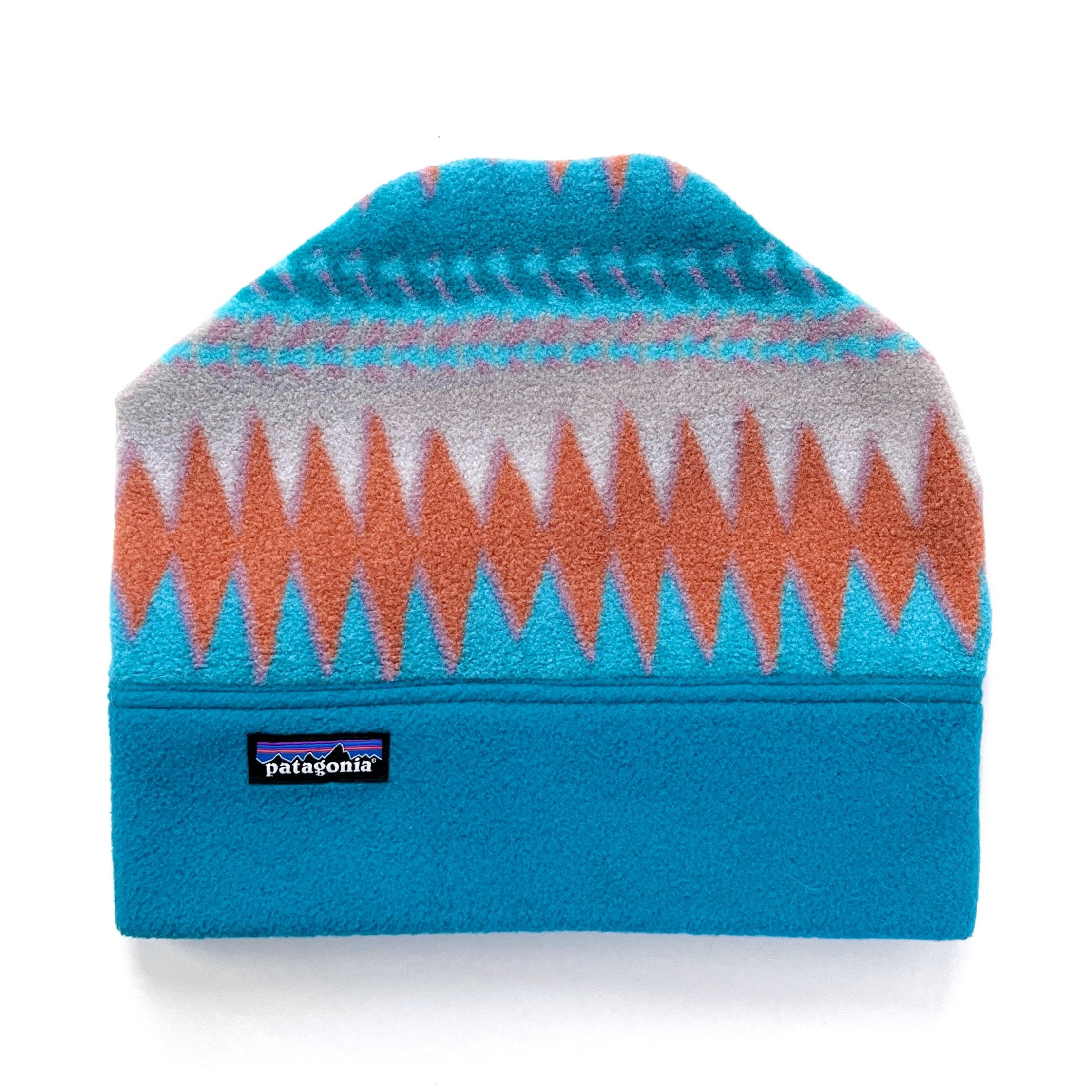 2017 Patagonia Printed Synchilla Fleece Hat, Laughing Waters: Filter Blue (XL)