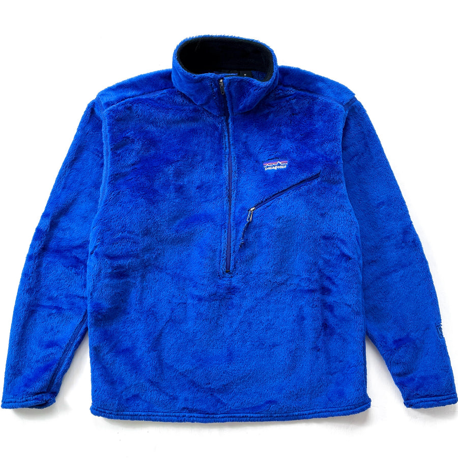 2002 Patagonia R2 High-Pile Fleece Simple Pullover, Cerulean (M)