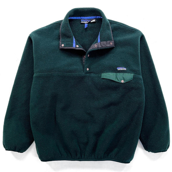 1995 Patagonia Synchilla Snap-T Pullover, Hunter & Condor (L)
