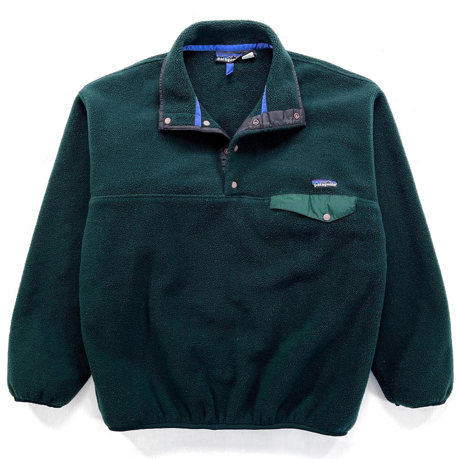1995 Patagonia Synchilla Snap-T Pullover, Hunter & Condor (L)