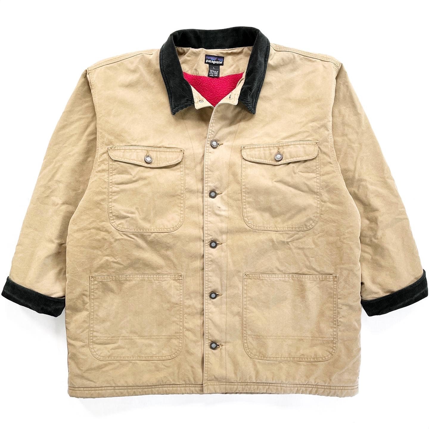 1994 Patagonia Synchilla-Lined Canvas Nuevo Range Coat, Rye (XL)