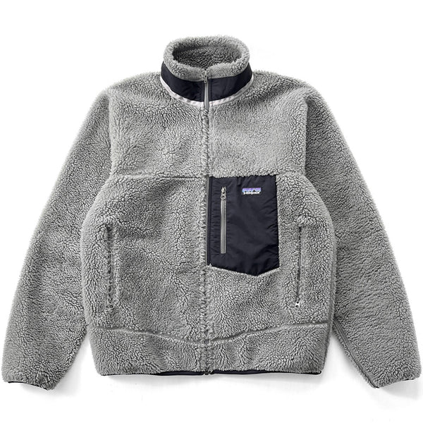 2011 Patagonia Classic Retro-X Fleece Jacket, Nickel & Black (M)