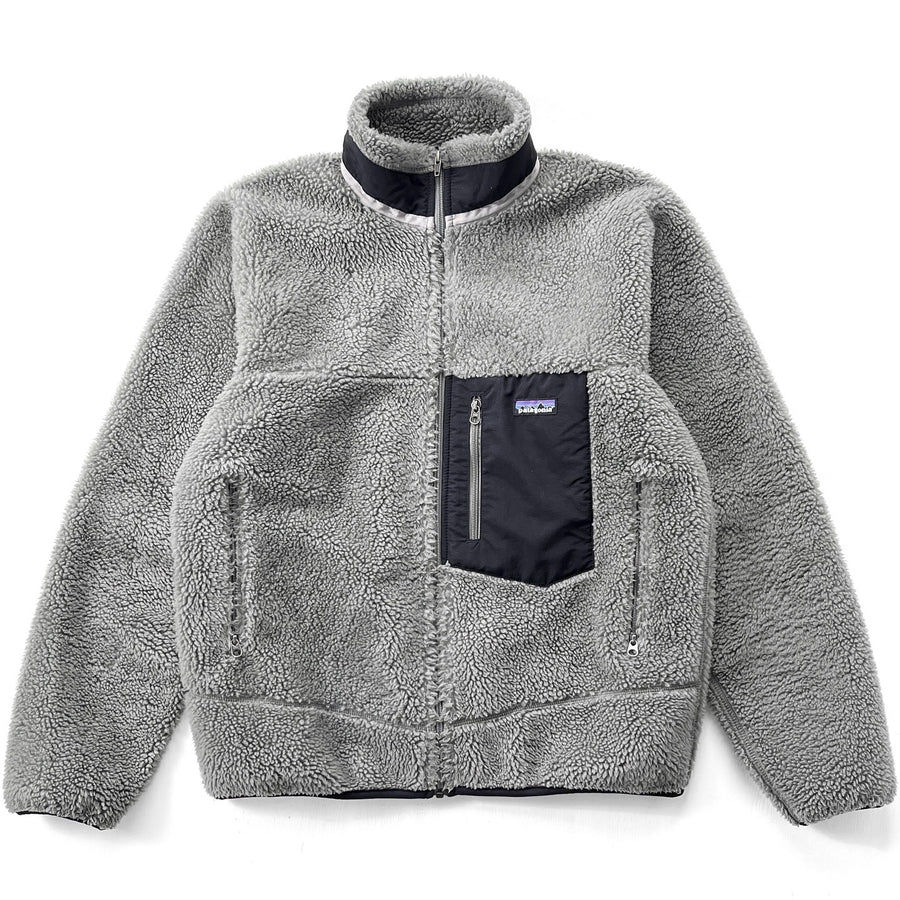 2011 Patagonia Classic Retro-X Fleece Jacket, Nickel & Black (M)