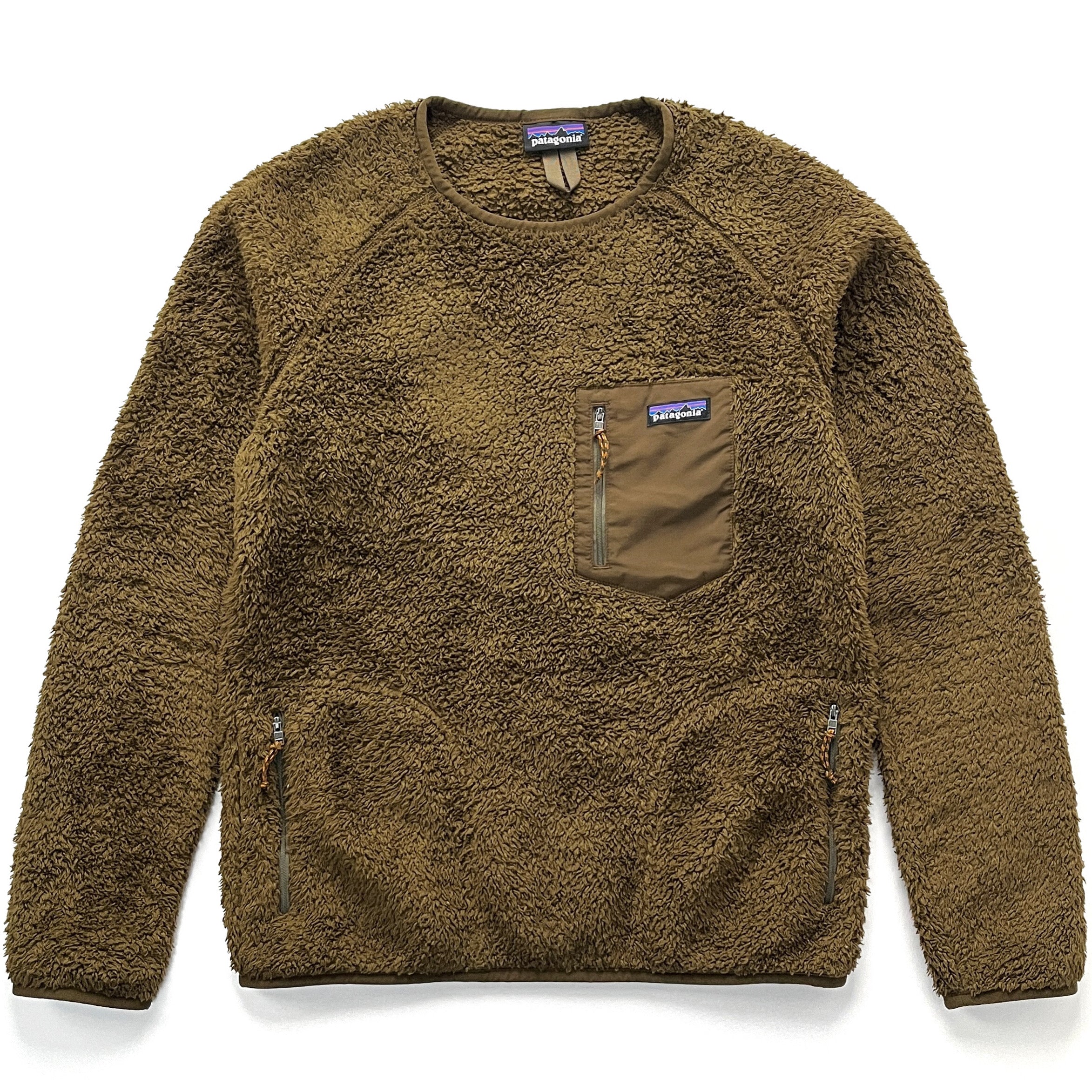 2018 Patagonia Los Gatos High-Pile Fleece Crewneck, Coriander Brown (S)