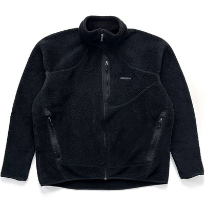 2004 Patagonia R2 High-Pile Full-Zip Fleece Regulator Jacket, Black (XXL)