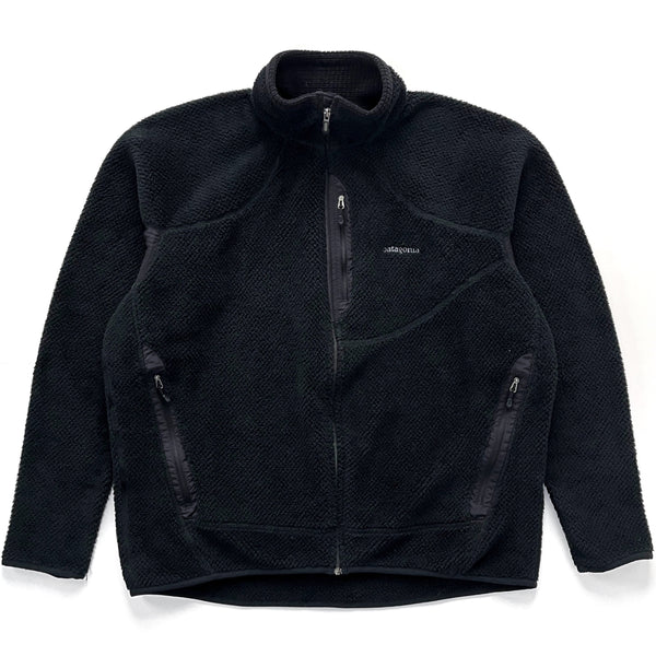 2004 Patagonia R2 High-Pile Full-Zip Fleece Regulator Jacket, Black (XXL)