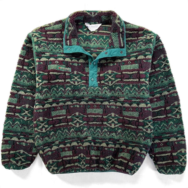 1990s Columbia Sportswear Made In The U.S.A. Deep Pile Pullover (L)