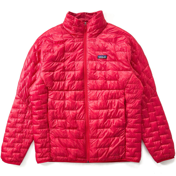 2019 Patagonia Mens Full-Zip Micro Puff Insulated Jacket, Fire Red (XL)