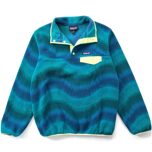 2021 Patagonia Womens Printed Synchilla Snap-T, Dark Borealis (M)
