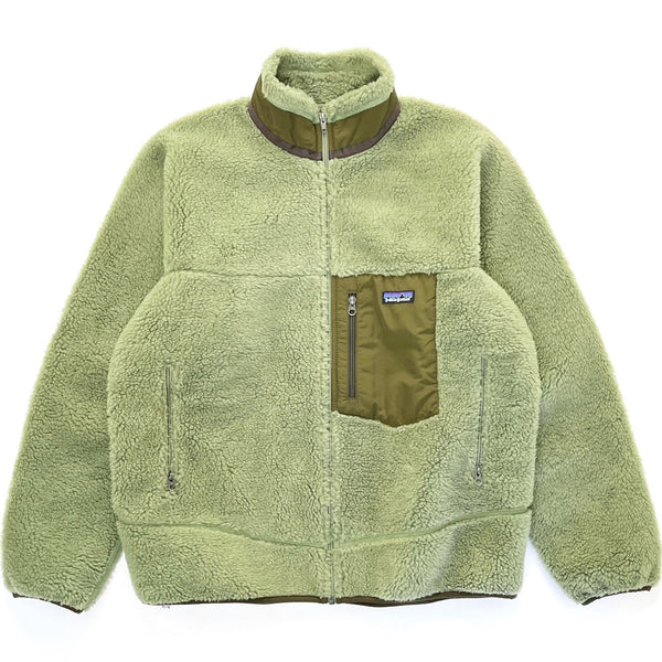2012 Patagonia Classic Retro-X Deep Pile Fleece Jacket, Spanish Moss (L)