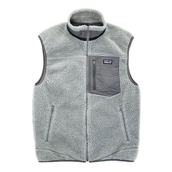 2013 Patagonia Classic Retro-X Fleece Vest, Narwhal Grey (S/M)