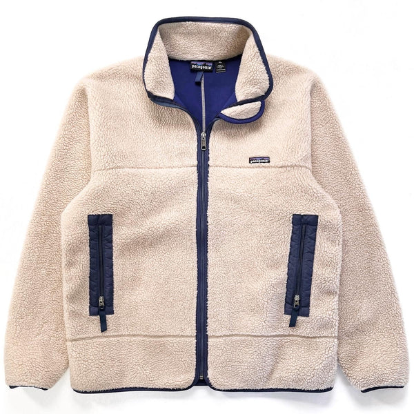 1994 Patagonia “First Year” Retro-X Jacket, Natural & Charred Blue (XL)
