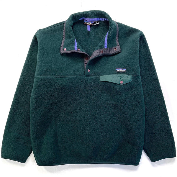 1999 Patagonia Synchilla Snap-T Pullover, Hunter & Condor (M)