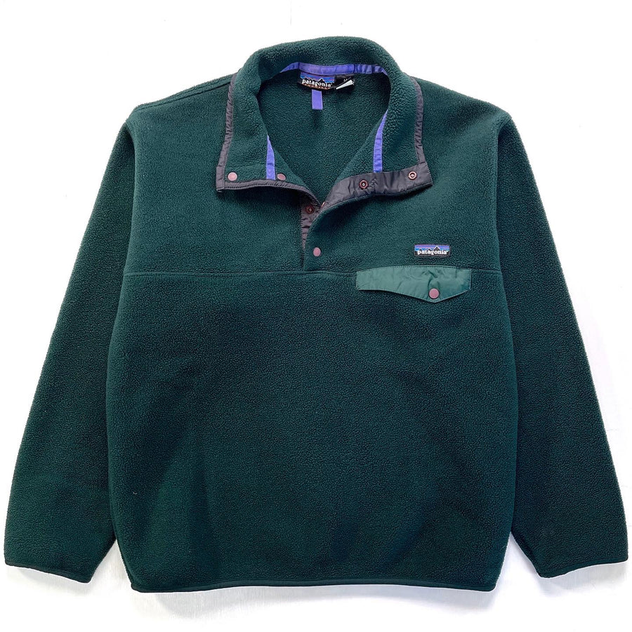 1999 Patagonia Synchilla Snap-T Pullover, Hunter & Condor (M)