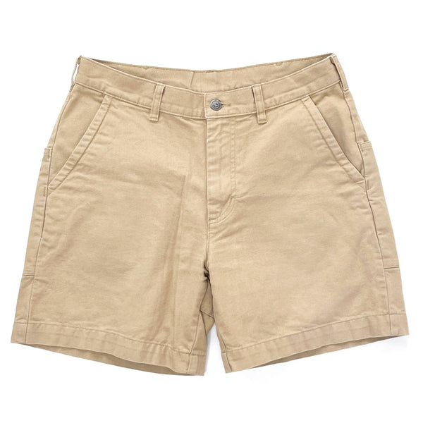 2022 Patagonia Mens 6” Cotton Canvas Stand Up Shorts, Tan (32)