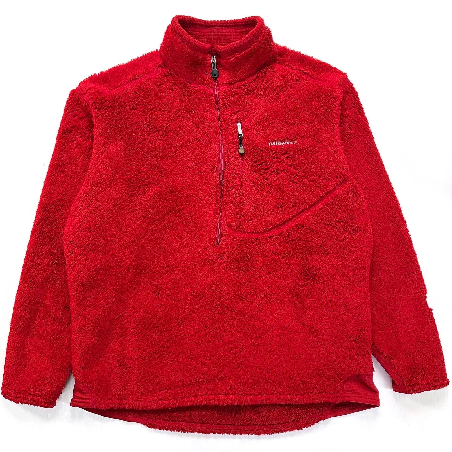2004 Patagonia R2 High-Pile Body Rug Pullover, Rio Red Heather (XL)