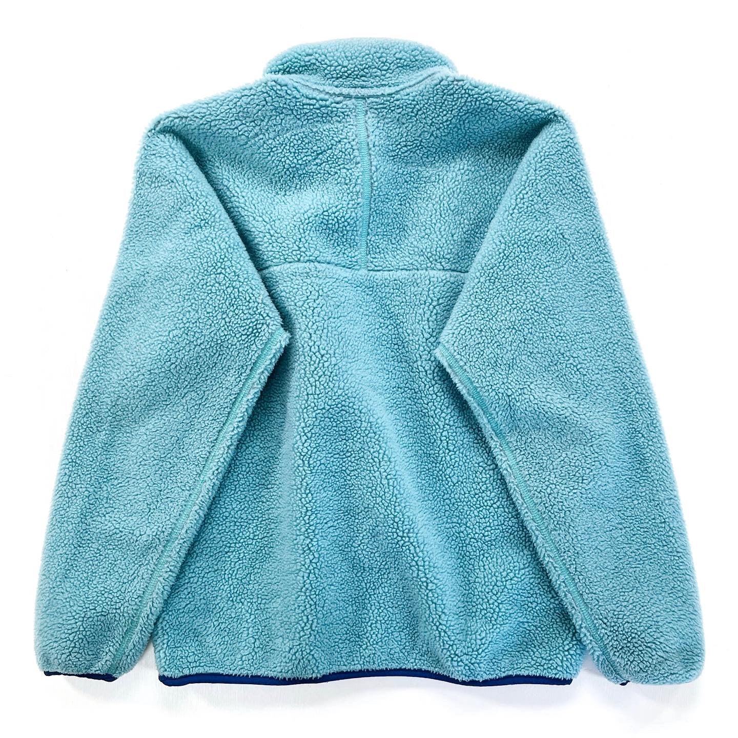 1994 Patagonia Made In The U.S.A. Retro Pile Cardigan, Sea Green (M)