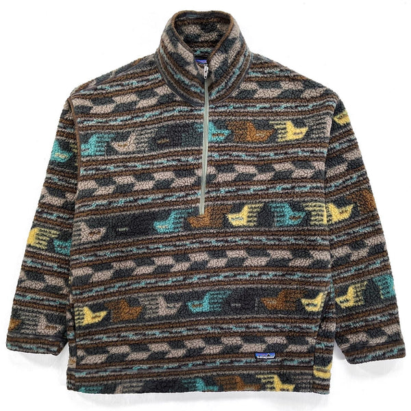 1996 Patagonia Printed Synchilla Shearling Sweater, Anatolia (L)