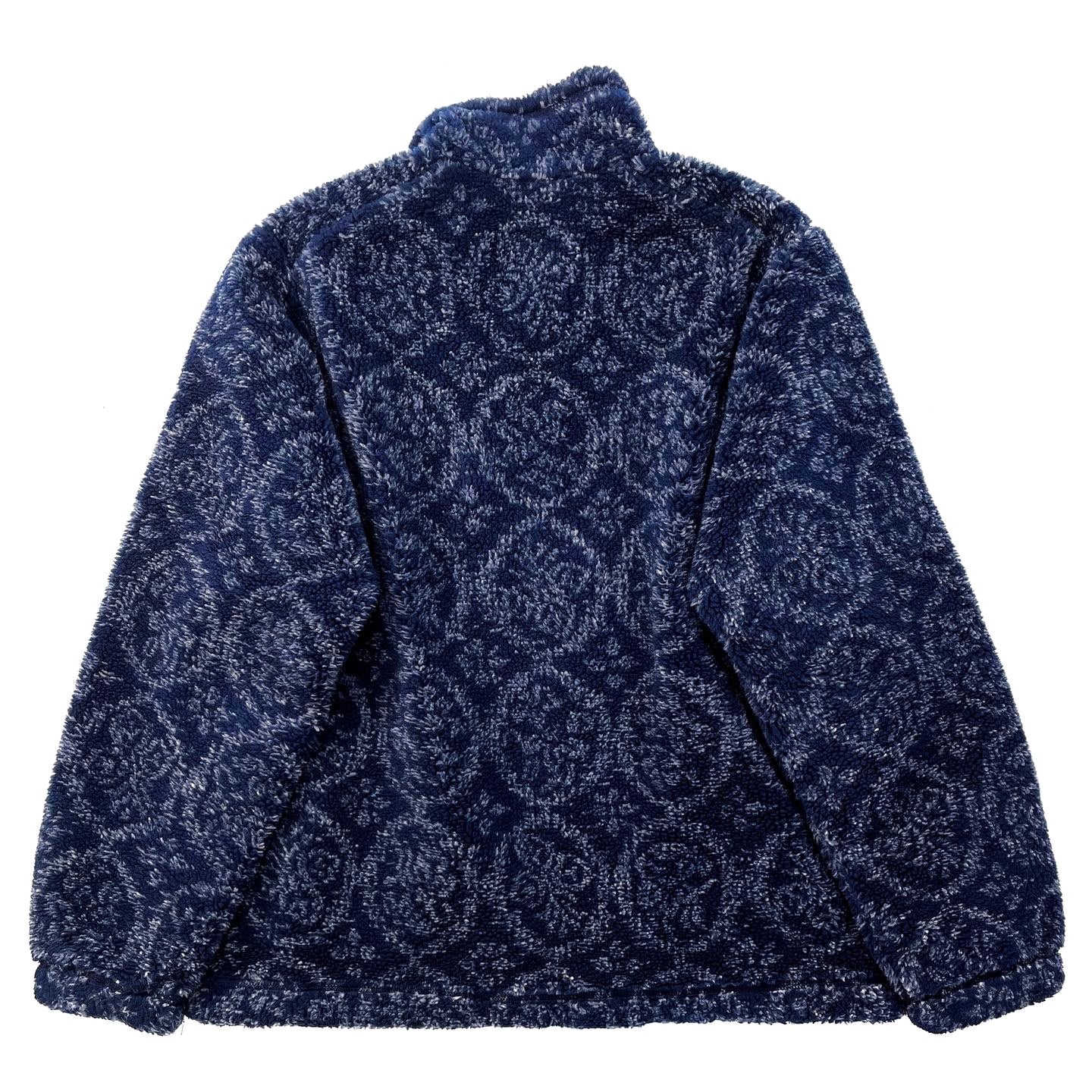 1997 Patagonia Womens Glissade Pullover, Kimono: Classic Navy (L)