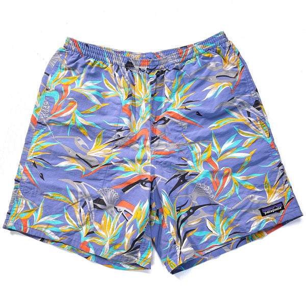 2016 Patagonia Mens 7” Baggies Shorts, Piton Paradise: Violet (S)