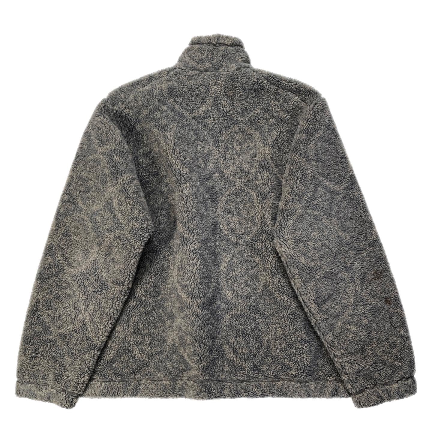 1997 Patagonia Womens Glissade Pullover, Kimono: Charcoal (L)
