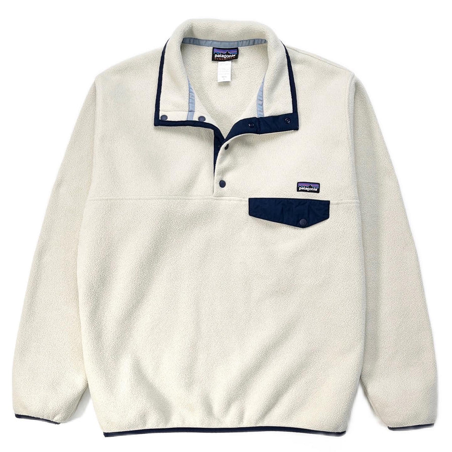 2014 Patagonia Mens Lightweight Synchilla Snap-T, Natural (M)