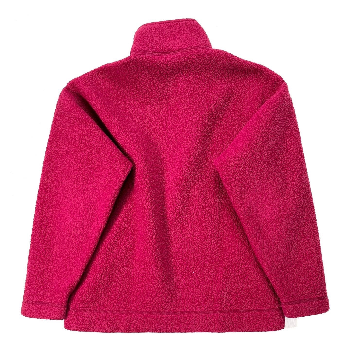 1996 Patagonia Shearling Synchilla Sweater, Cranberry (S)