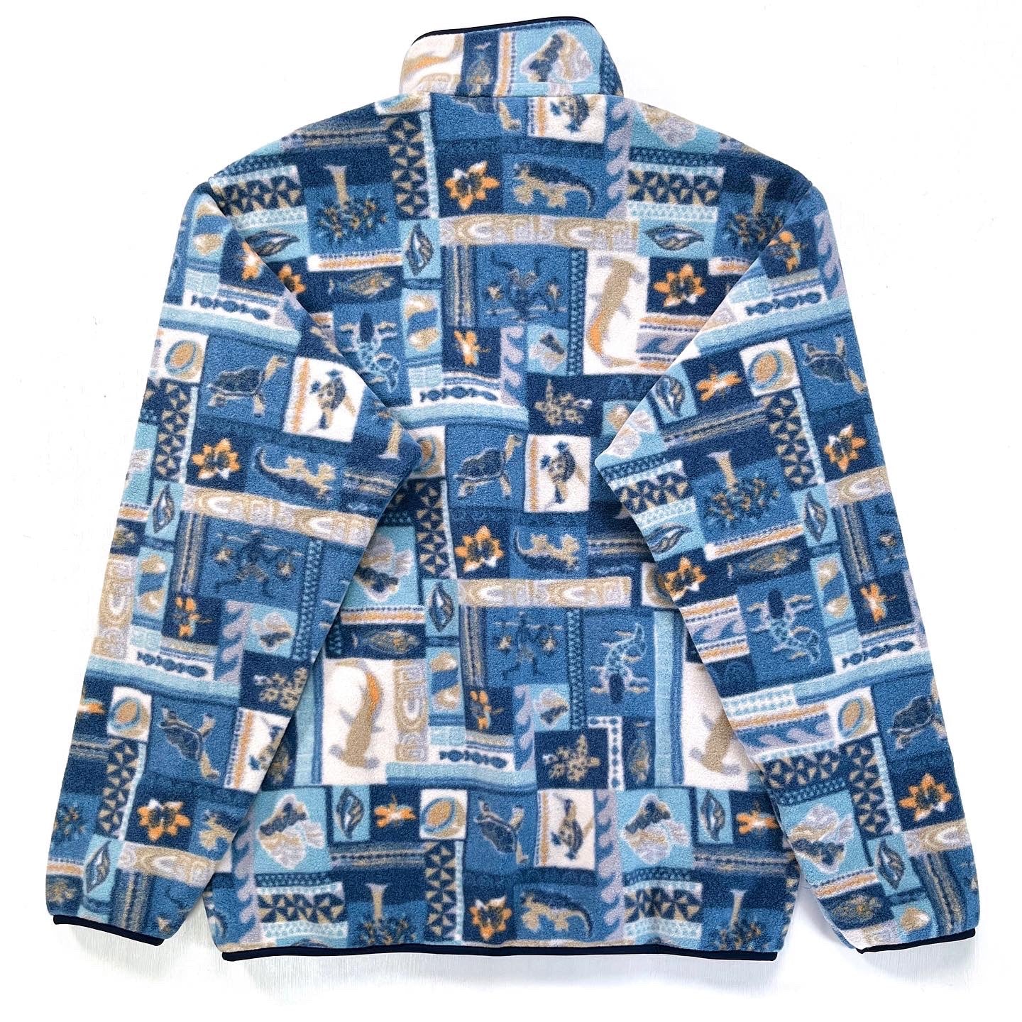 2021 Patagonia Printed Synchilla Snap-T, Galapagos: Blue (M/L)