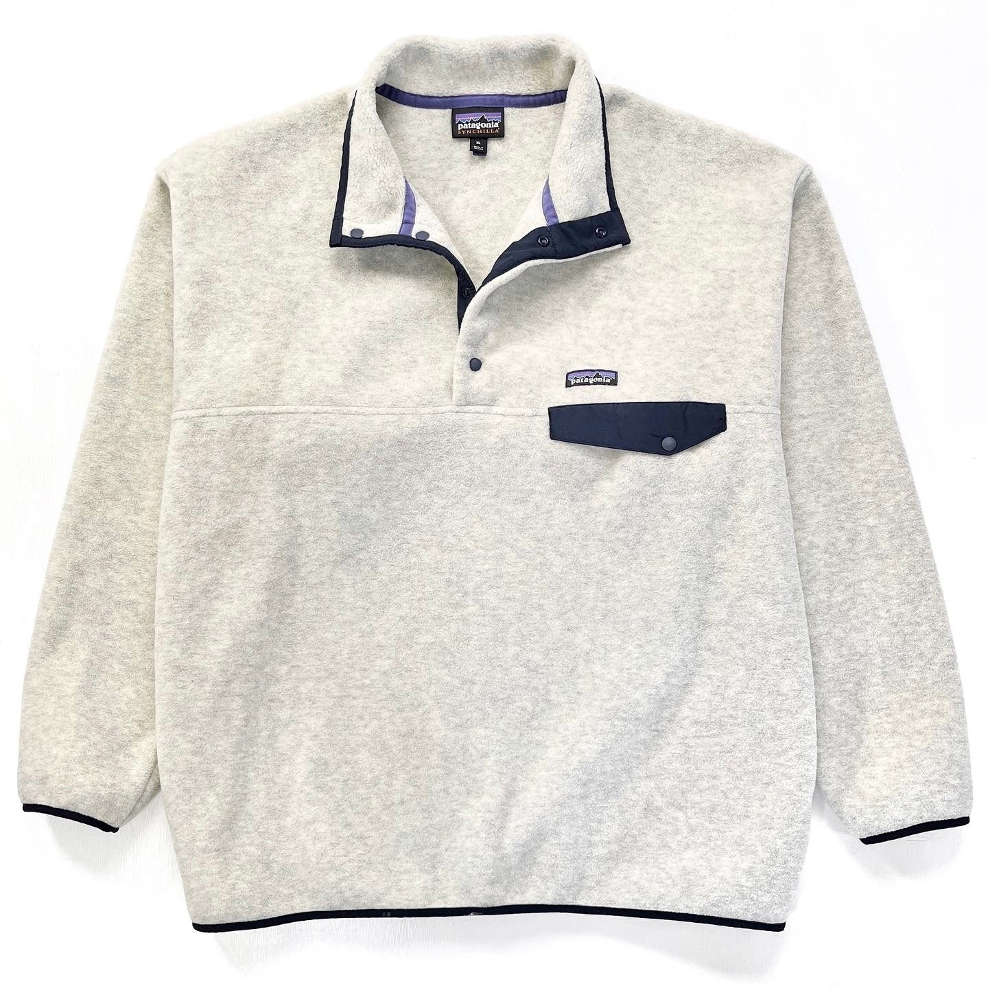 2016 Patagonia Synchilla Snap-T Pullover, Oatmeal Heather (XL)