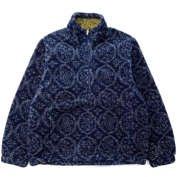 1997 Patagonia Womens Glissade Pullover, Kimono: Classic Navy (L)