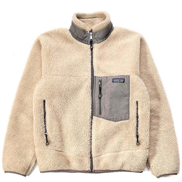 2004 Patagonia Classic Retro-X Fleece Jacket, Natural (XS/S)
