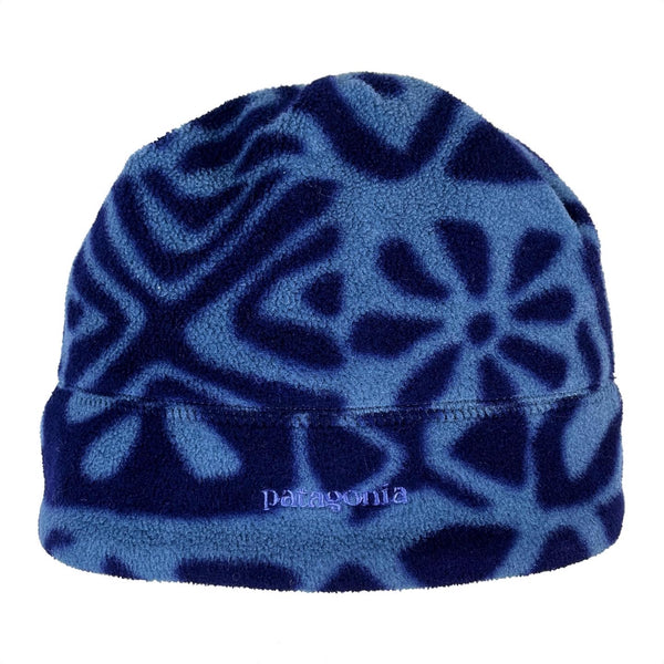 1998 Patagonia Printed Synchilla Hat, Island Block: Bluesmoke (L)