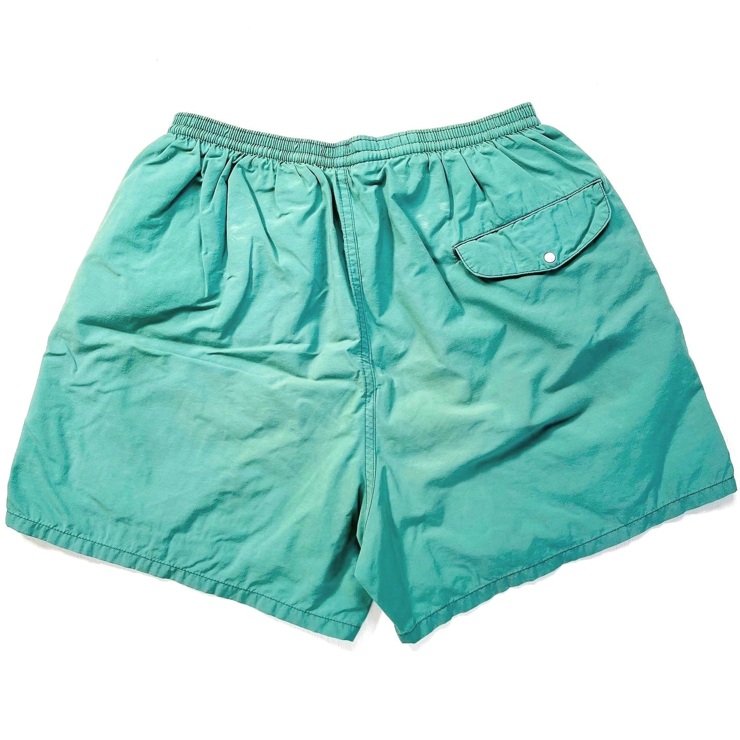 1998 Patagonia Mens 3.5” Baggies Shorts, Tropical Green (S/M)