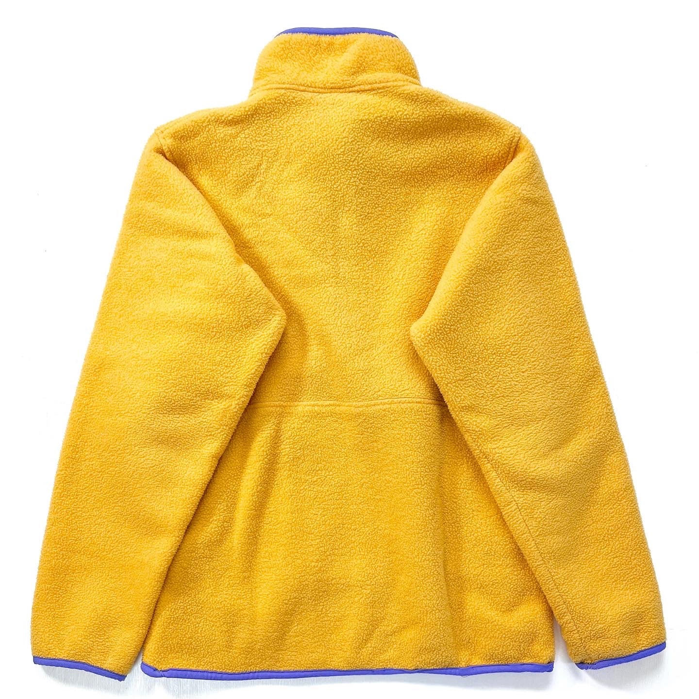 1998 Patagonia Synchilla Marsupial, Sunflower & Periwinkle (S)