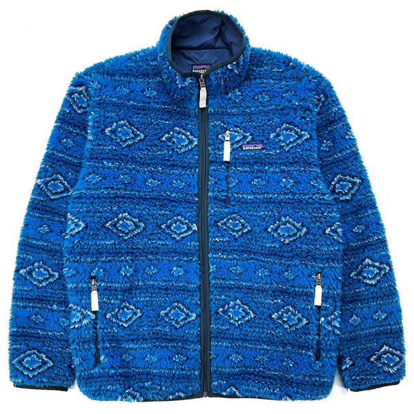 2012 Patagonia Classic Retro-X Cardigan, Choolie: Bandana Blue (L)