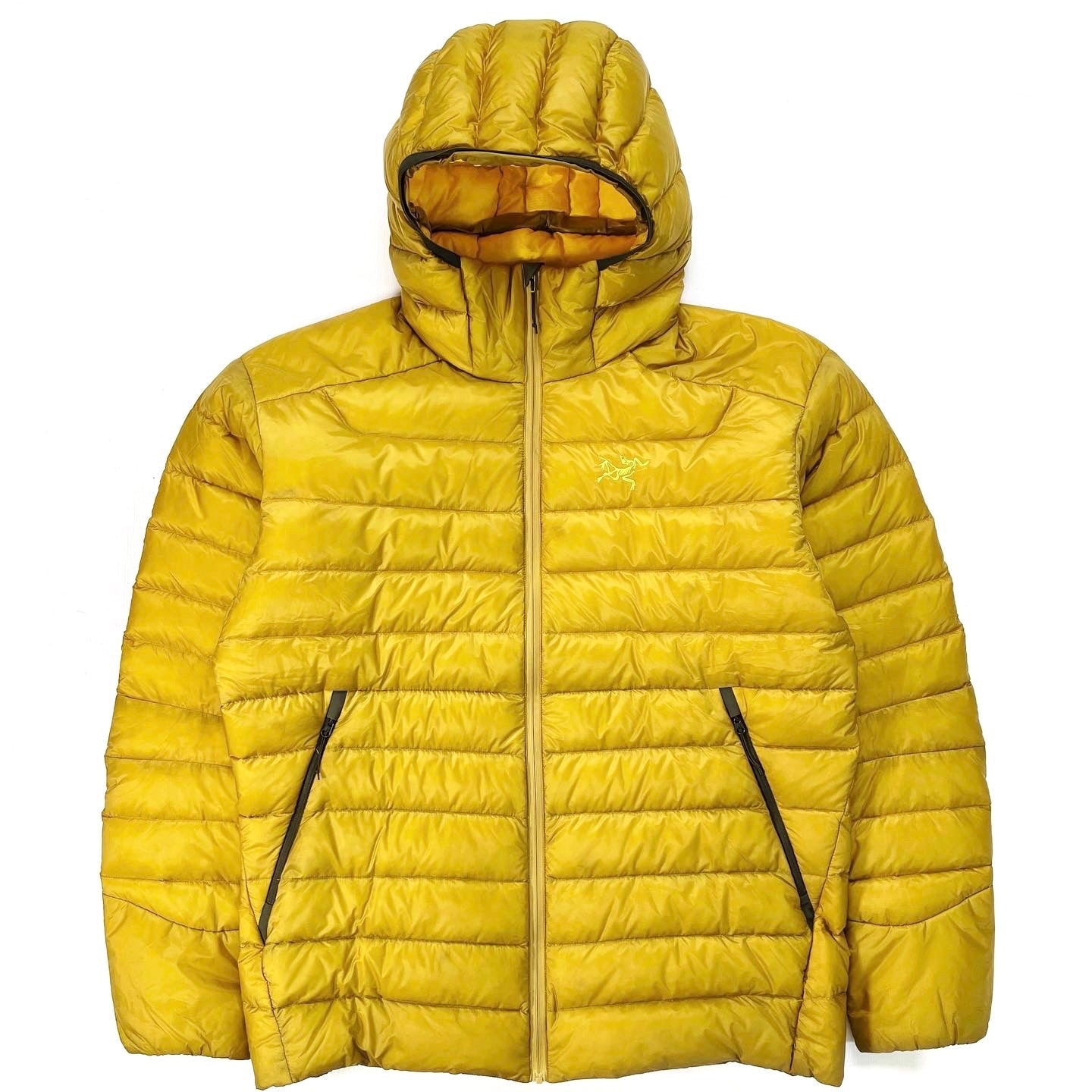 2014 Arcteryx Cerium LT Down Hooded Jacket, Golden Palm (L)