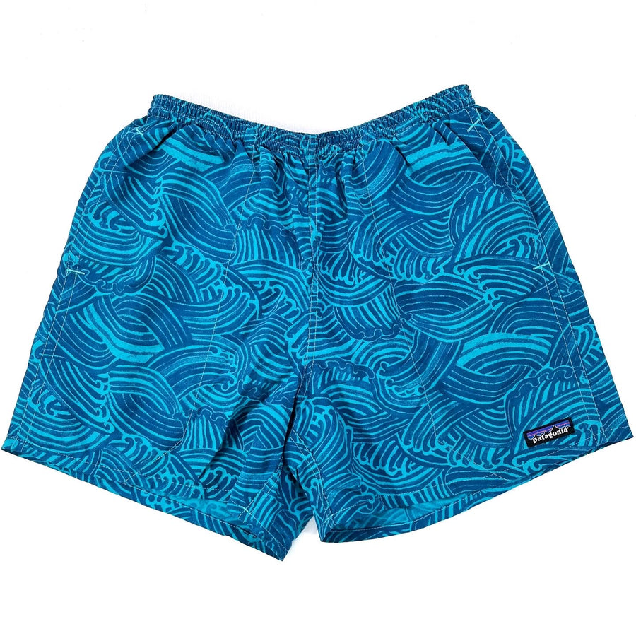 2016 Patagonia Mens 5” Baggies Shorts, Water Maker: Turquoise (M)